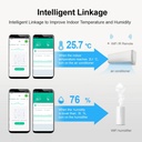 WiFi сензор за температура и влажност, IR Hub, дисплей  съвместим с  Tuya, Smart Life
