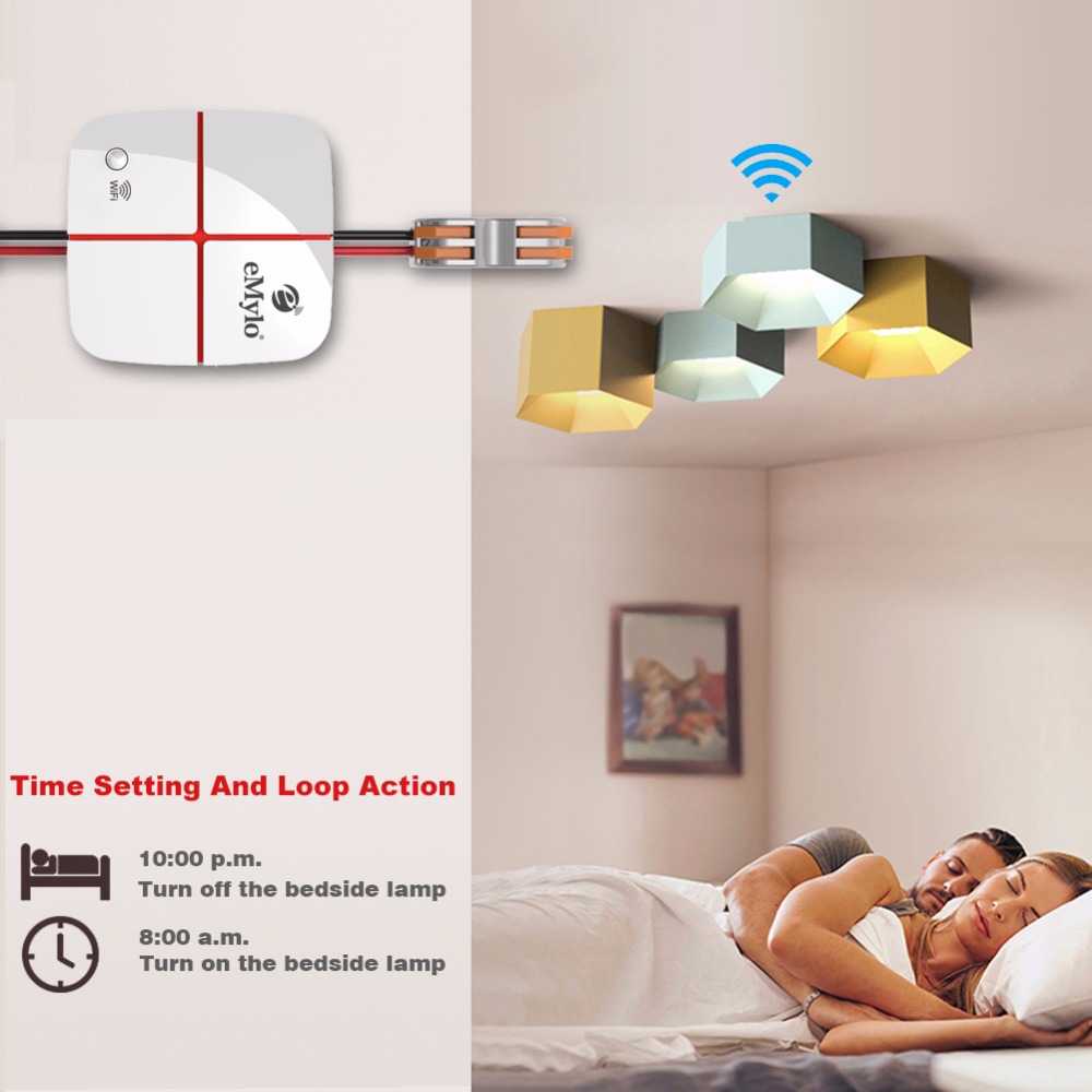 TURTLE_BASIC_LV WiFi електрически превключвател с едно реле и свързващи клеми, 5-24V, съвместим с Smart Life, Tuya