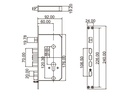 RGAC-L-BLE-M12BK-606 Bluetooth eлектронна брава с пръстов отпечатък, карта и код