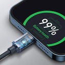 Crystal Shine 2 m дата кабел и бързо зареждане  USB C/Lightning