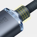 Crystal Shine 2 m дата кабел и бързо зареждане  USB C/Lightning