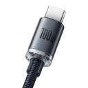 Crystal Shine 2 m дата кабел и бързо зареждане100W  USB A/USB C