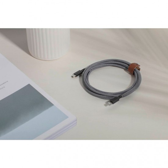 Native Union Кабел USB-C към Lightning 3m Zebra
