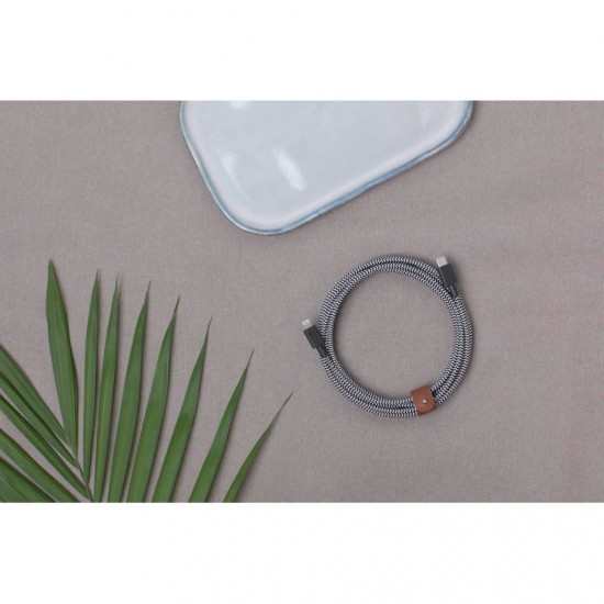 Native Union Кабел USB-C към Lightning 3m Zebra