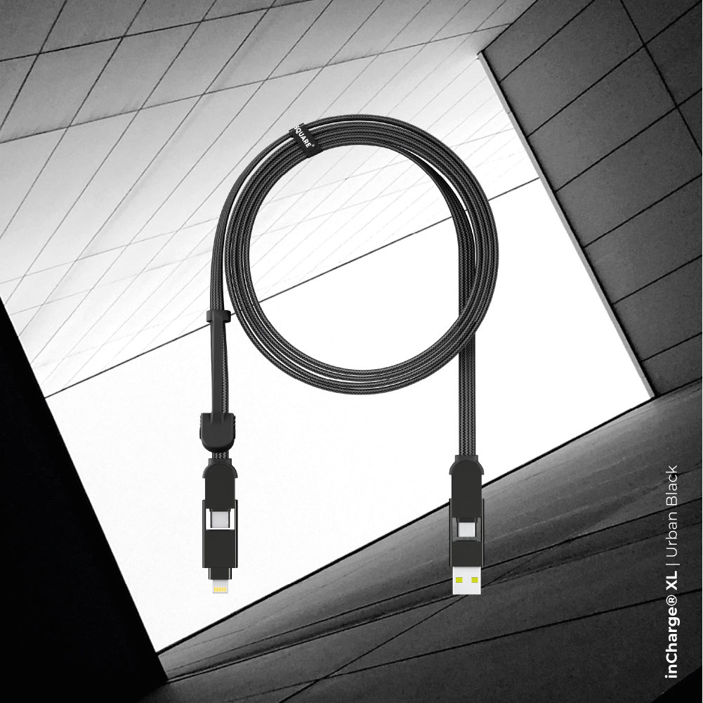 XLM01R Кабел Rolling Square inCharge XL 2 m черен
