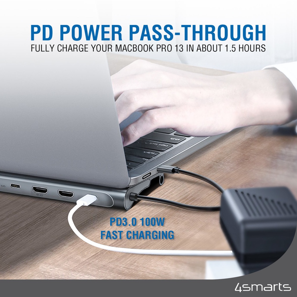 4Smarts Хъб USB-C MultiScreen 11в1
