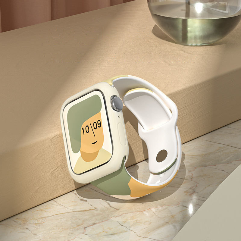 Moro Пъстра силиконова каишка за Apple Watch, различни цветове