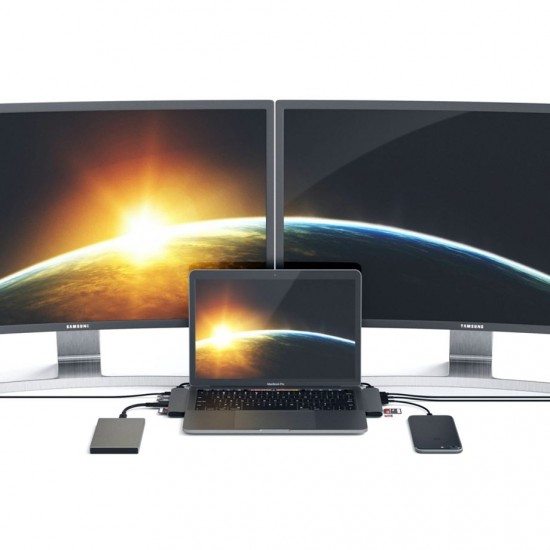 ST-CMBPM Satechi Type-C Pro Hub 4K HDMI, Thunderbolt 3 