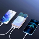 Joyroom power bank 10000mAh 20W Power Delivery Quick Charge magnetyczna wireless Qi charger 15W for iPhone MagSafe compatible white