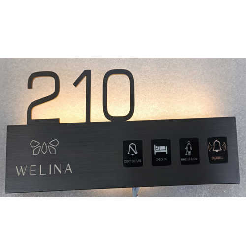 METALUX Безжичен LED дисплей с 5 типа индикация и звънец