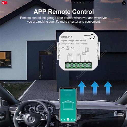 SMILE GARAGE G-01Z ZigBee контролер за управление на гаражни врати комплект с магнитен контакт