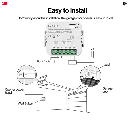 SMILE GARAGE G-01Z ZigBee контролер за управление на гаражни врати комплект с магнитен контакт