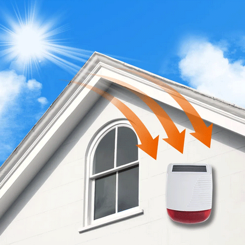 SMILE RF SIREN WSR100 Соларна безжична сирена 120dB