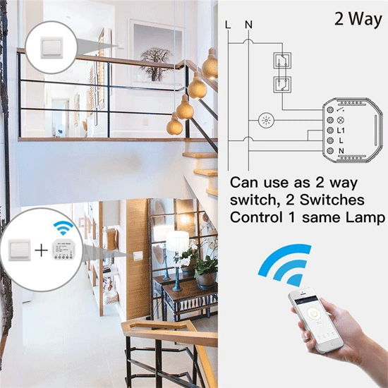 SMILE MINI WiFi  модул за контрол на осветлението