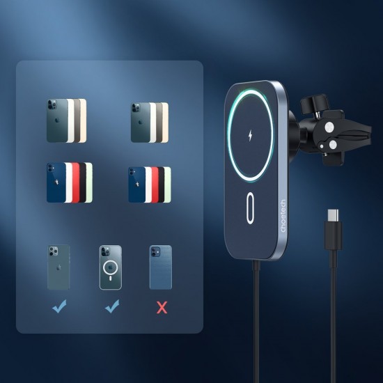 Зарядно за кола Ugreen 2x USB Type C / 1x USB 69W 5A Power Delivery Quick Charge черно 20467