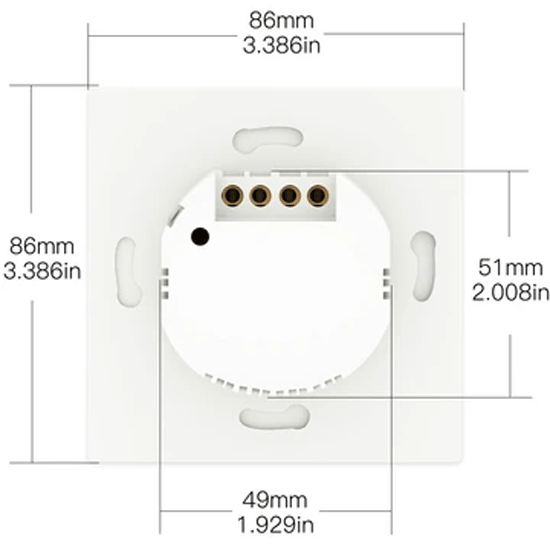 SMILE WIFI+ RF Единичен ключ за осветление