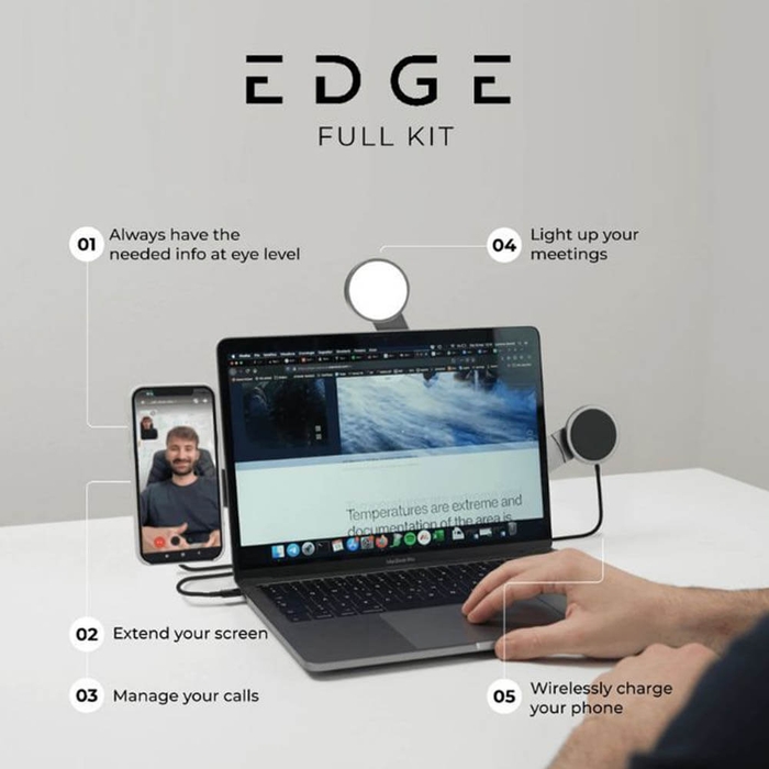 EKIT01R Rolling Square EDGE Пълен комплект сив