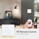 SMILE THOUCH 2 RF WiFi Двоен сензорен ключ за осветление  с дистанционно управление