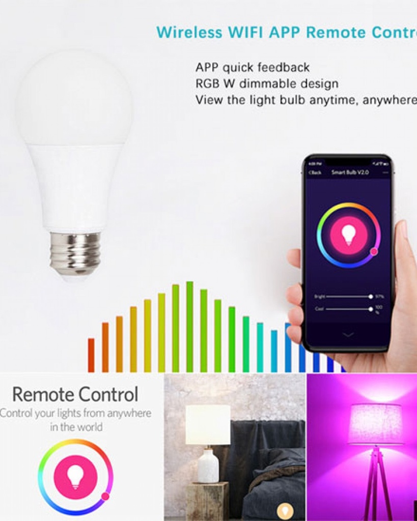 SMILE BULB 7 WiFi смарт LED крушка Е27