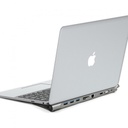 Baseus, Enjoyment многофункционален хъб 10 в 1 за MacBook и компютри с порт USB-C, сребрист, CATSX-F0G