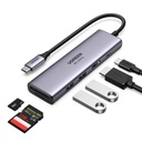 Ugreen,  Многофункционален HUB USB Type C, сив, 60384 CM511