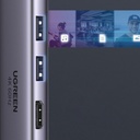 Ugreen,  Многофункционален HUB USB Type C, сив, 60384 CM511