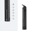 Ugreen, X-Kit сгъваема стойка за лаптоп HUB USB, черна, 80551