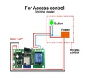 SMILE DOOR RF WiFi модул за управление на електромагнитни брави, възможност за RF дистанционно управление