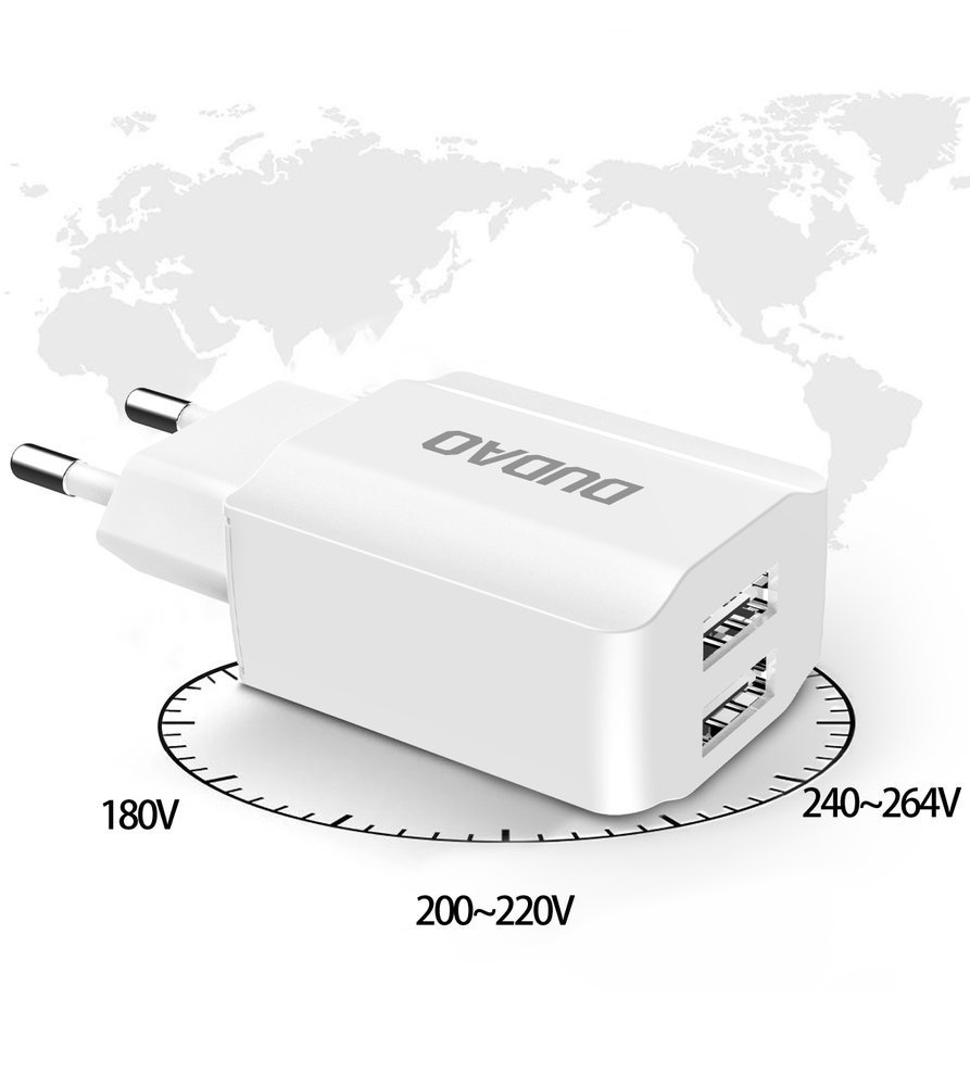 A2EU Зарядно за стена 2x USB 5V / 2.4A