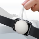 Joyroom S-IW004 кабел с индукционно зарядно за Apple Watch 1.2m бял