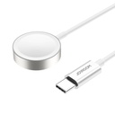 Joyroom S-IW004 кабел с индукционно зарядно за Apple Watch 1.2m бял