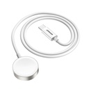 Joyroom S-IW004 кабел с индукционно зарядно за Apple Watch 1.2m бял
