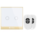 SMILE THOUCH 2 RF WiFi Двоен сензорен ключ за осветление  с дистанционно управление