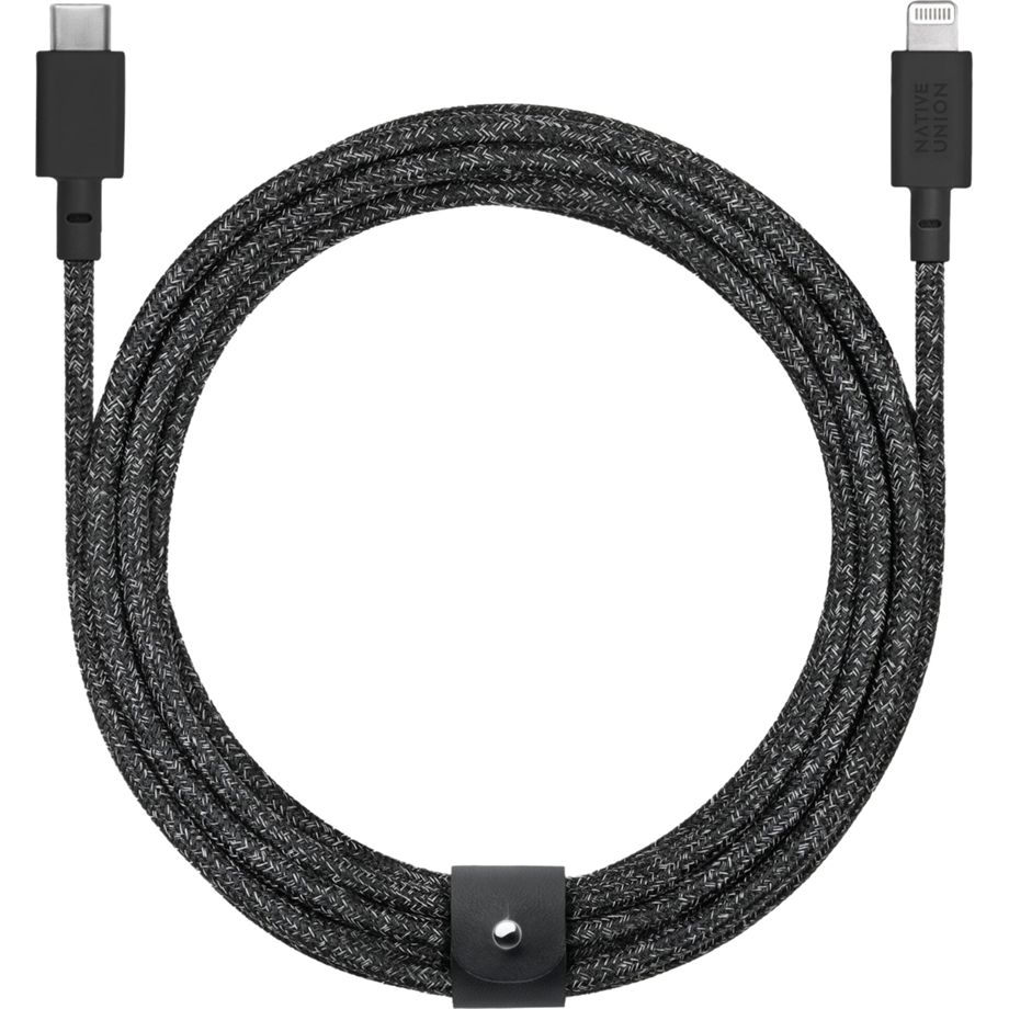 Native Union Кабел USB-C към Lightning 3m Cosmos Black