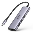 Ugreen,  Многофункционален HUB USB Type C, сив, 60384 CM511