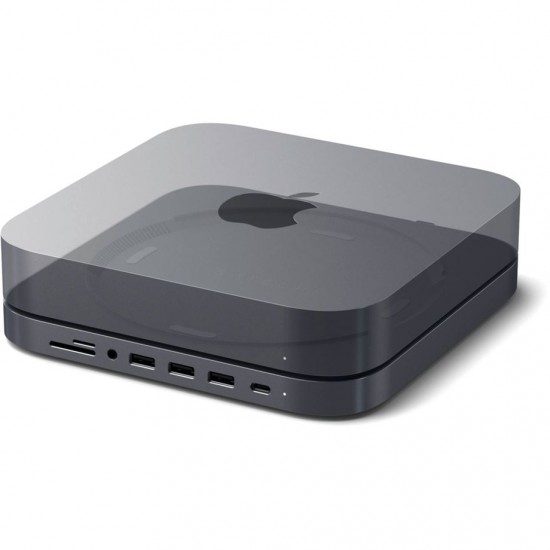 Satechi Алуминиев хъб  за Mac Mini, сиво, ST-ABHFM