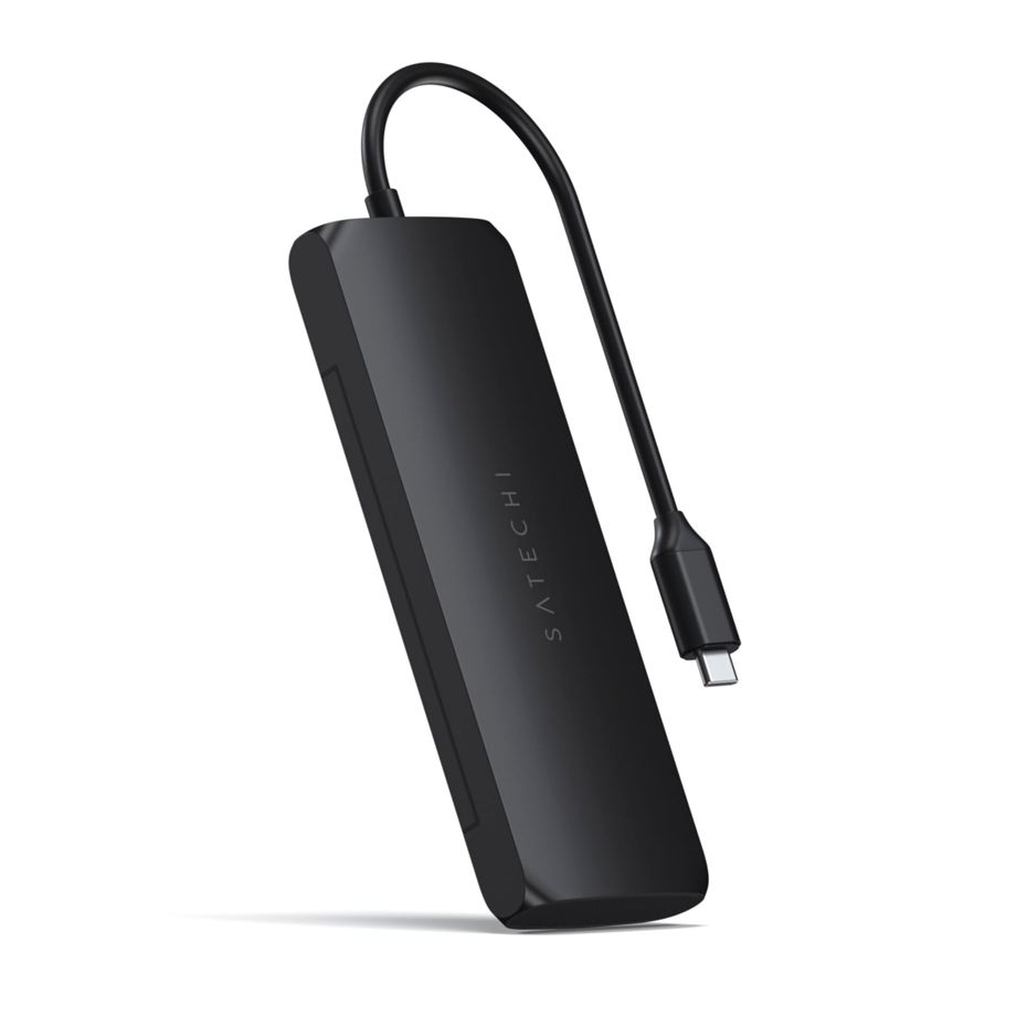 ST-UCHSEK Satechi USB-C  5-портов хъб със SSD корпус, черен