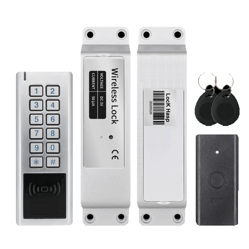 4C WS2A Wireless access control kit for outdoor installation