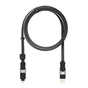 Rolling Square inCharge XL Кабел за телефон и дата кабел 6 в 1, 2 m черен