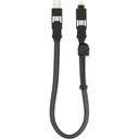 Rolling Square inCharge XL Кабел за телефон и дата кабел 6 в 1, 30 см черен