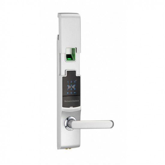 RGAC-8103F-Y-D Електронна брава с пръстов отпечатък, код и чип за контрол на достъп
