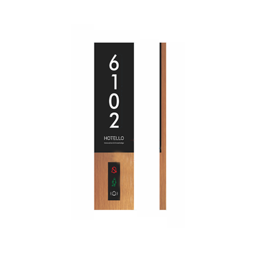 WOODEX  LED табели за хотелски стаи с 4 типа индикация и звънец