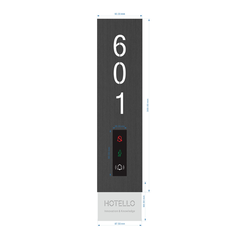 DOORLADE LED табела с 4 типа индикация и звънец