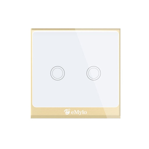 [460000012] SMILE THOUCH 2 Double gang WiFi touch light switch