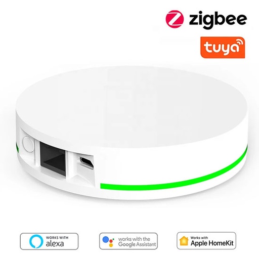 [460000096] SMILE HKH Tuya/Home Kit Zigbee хъб,  до 100 Zigbee устройства, гласови команди Siri, Google, Alexa