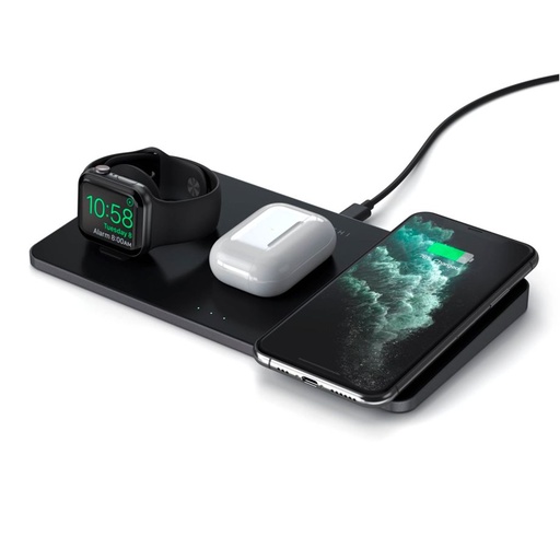 [480000002] Satechi Trio Wireless Charger With Magnetic Pad 
