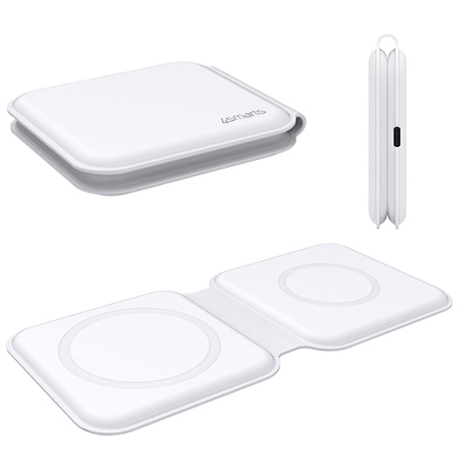 [480000034] Безжично зарядно устройство UltiMAG DuoFold 15W с USB-C кабел