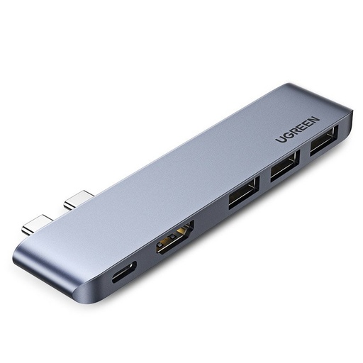 [480000042] Ugreen multifunctional HUB for MacBook Pro / Air, USB Type C PD Thunderbolt 3, 100W, 60559, gray