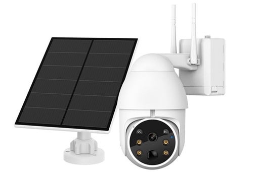 [460000101] SMILE PTZ SOL PTZ WiFi Solar Camera for outdoor mounting, FHD