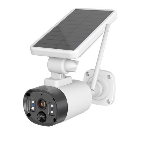 [460000102] SMILE CAM SOL.S5 WiFi Соларна камера за външен монтаж, FHD, съвместима с Tuya и Smart life